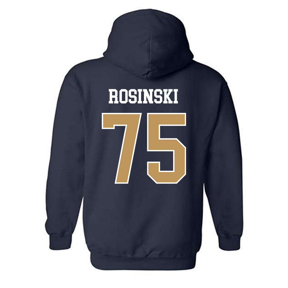 Georgia Tech - NCAA Football : Andrew Rosinski - Classic Shersey Hooded Sweatshirt-1