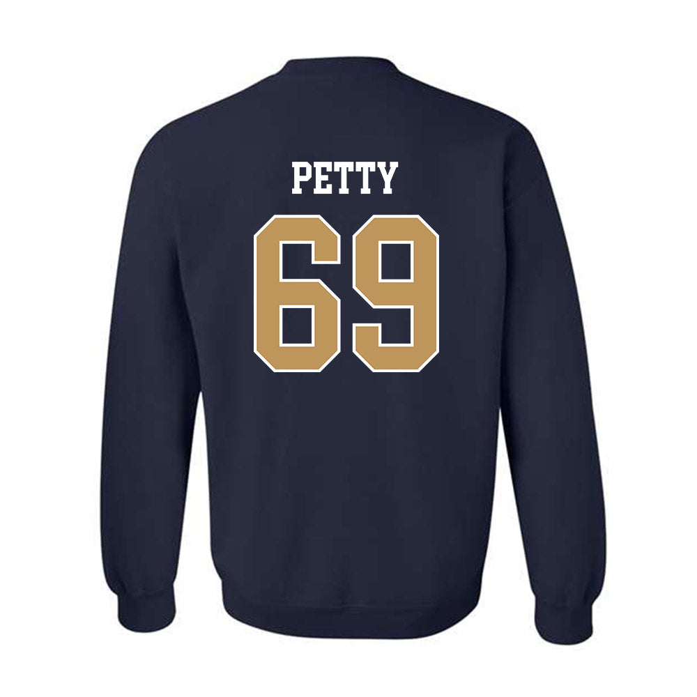 Georgia Tech - NCAA Football : Josh Petty - Classic Shersey Crewneck Sweatshirt-1