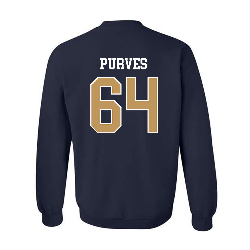 Georgia Tech - NCAA Football : Ryan Purves - Classic Shersey Crewneck Sweatshirt-1