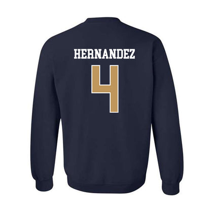 Georgia Tech - NCAA Baseball : Alex Hernandez - Classic Shersey Crewneck Sweatshirt-1