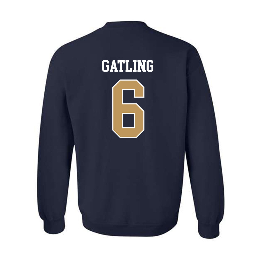 Georgia Tech - NCAA Football : Debron Gatling - Classic Shersey Crewneck Sweatshirt-1