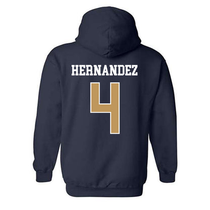 Georgia Tech - NCAA Baseball : Alex Hernandez - Classic Shersey Hooded Sweatshirt-1
