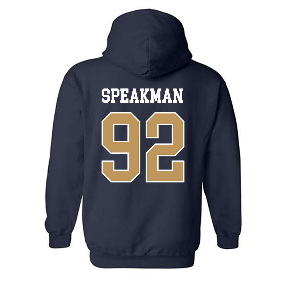 Georgia Tech - NCAA Football : Christian Speakman - Classic Shersey Hooded Sweatshirt-1