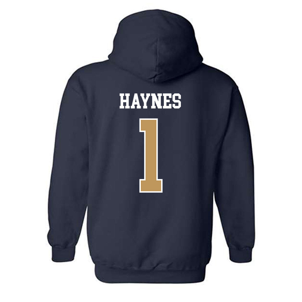Georgia Tech - NCAA Football : Jamal Haynes - Classic Shersey Hooded Sweatshirt-1