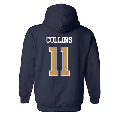 Georgia Tech - NCAA Football : Darnell Collins - Classic Shersey Hooded Sweatshirt-1