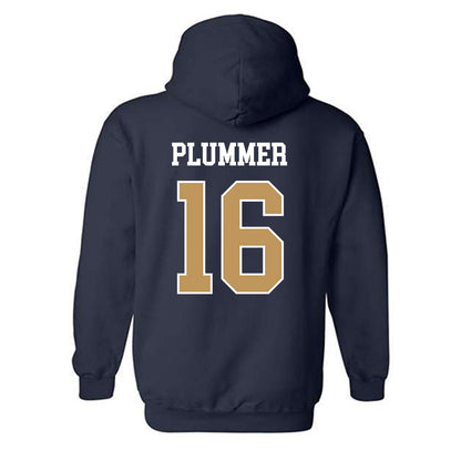 Georgia Tech - NCAA Football : Jaiven Plummer - Classic Shersey Hooded Sweatshirt-1