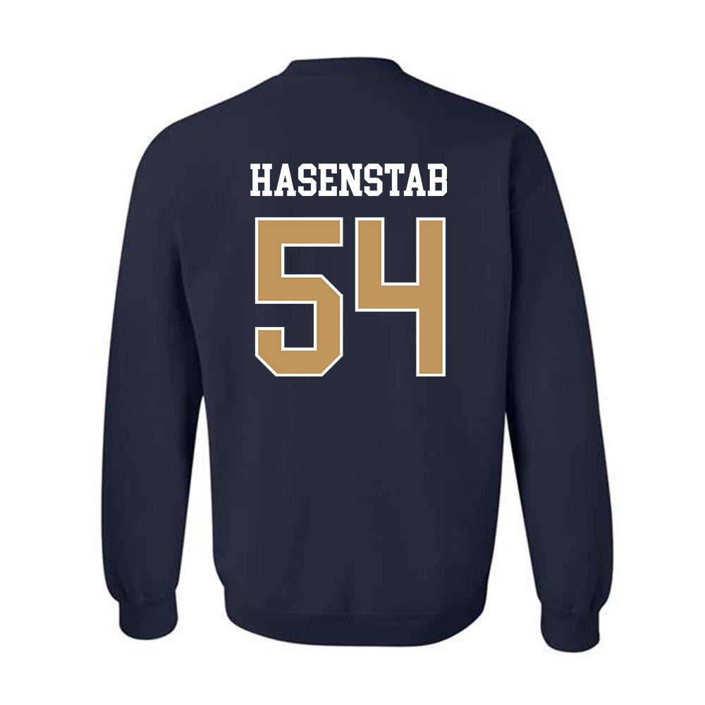 Georgia Tech - NCAA Baseball : Riley Hasenstab - Classic Shersey Crewneck Sweatshirt-1
