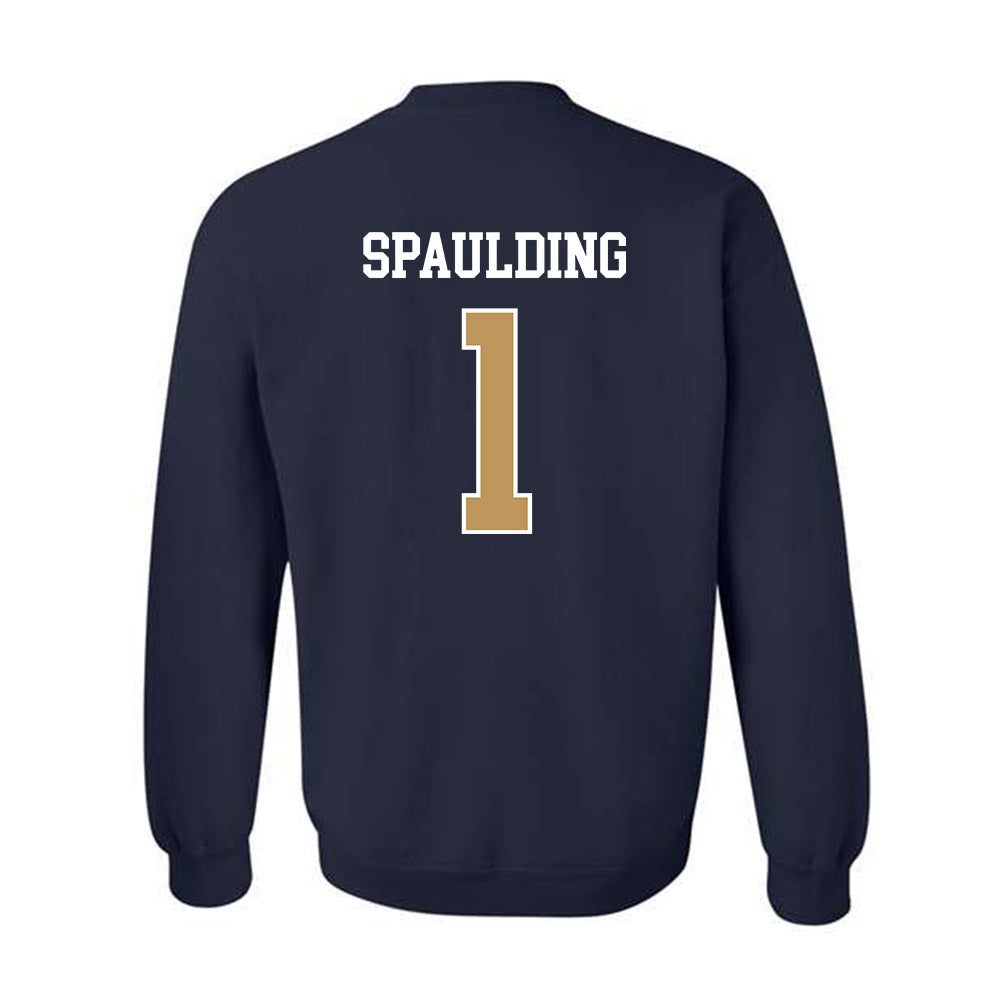 Georgia Tech - NCAA Football : Cayman Spaulding - Classic Shersey Crewneck Sweatshirt-1