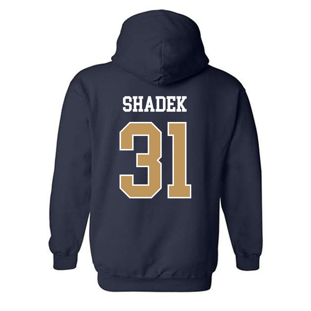 Georgia Tech - NCAA Baseball : Justin Shadek - Classic Shersey Hooded Sweatshirt-1