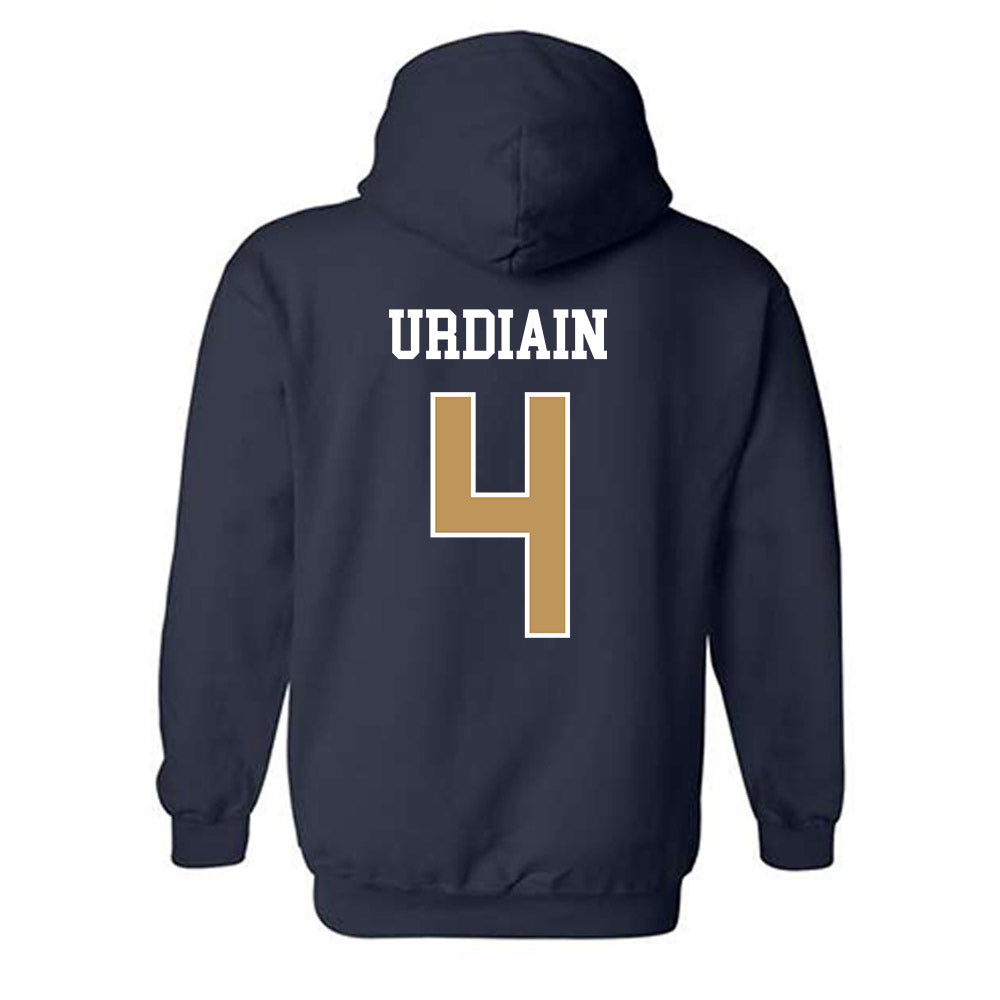 Georgia Tech - NCAA Women's Basketball : Leyre Urdiain - Classic Shersey Hooded Sweatshirt-1