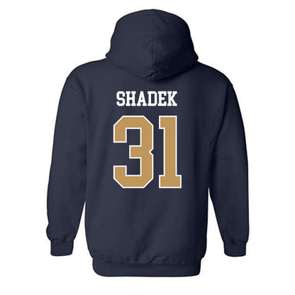 Georgia Tech - NCAA Baseball : Justin Shadek - Classic Shersey Hooded Sweatshirt-1