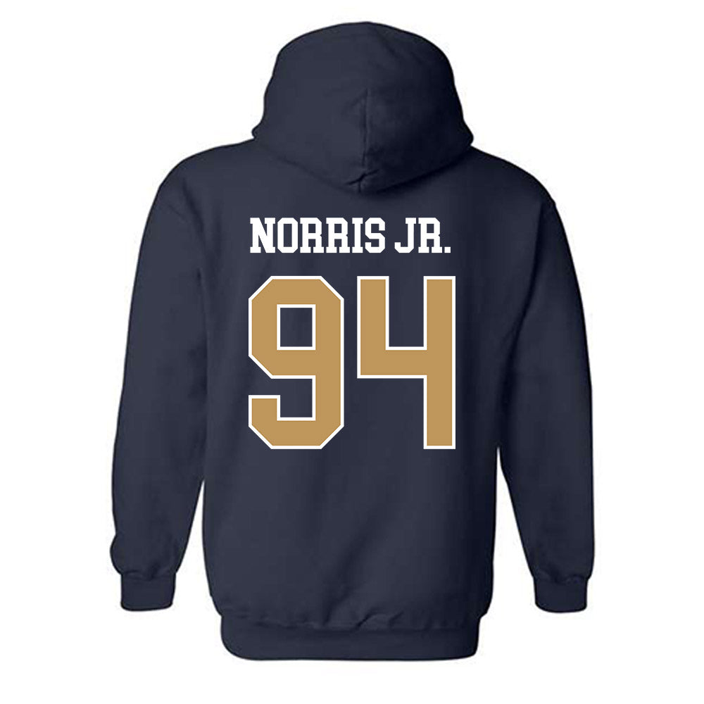 Georgia Tech - NCAA Football : Derry Norris Jr. - Classic Shersey Hooded Sweatshirt-1