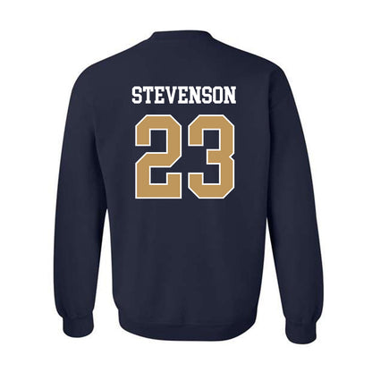 Georgia Tech - NCAA Football : Traeviss Stevenson - Classic Shersey Crewneck Sweatshirt-1