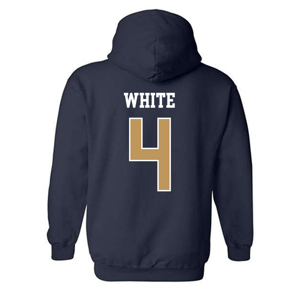 Georgia Tech - NCAA Football : Daiquan White - Classic Shersey Hooded Sweatshirt-1