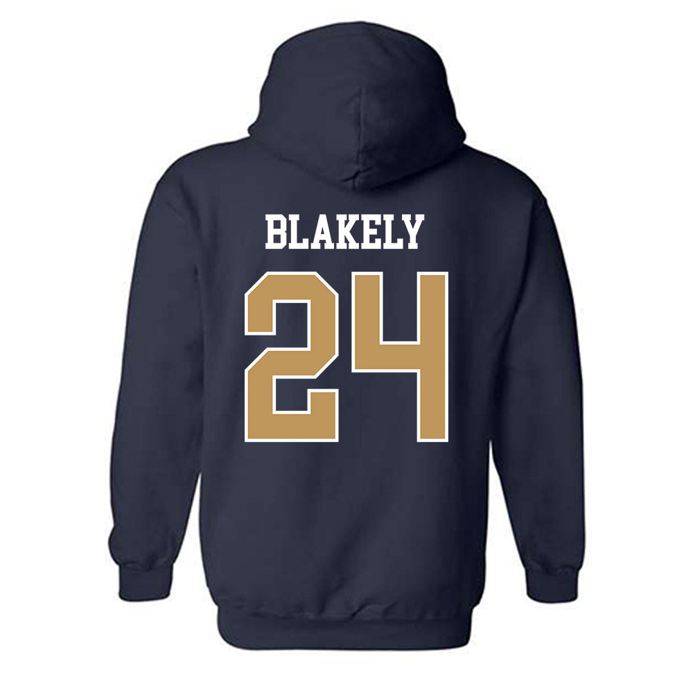 Georgia Tech - NCAA Baseball : Jackson Blakely - Classic Shersey Hooded Sweatshirt-1