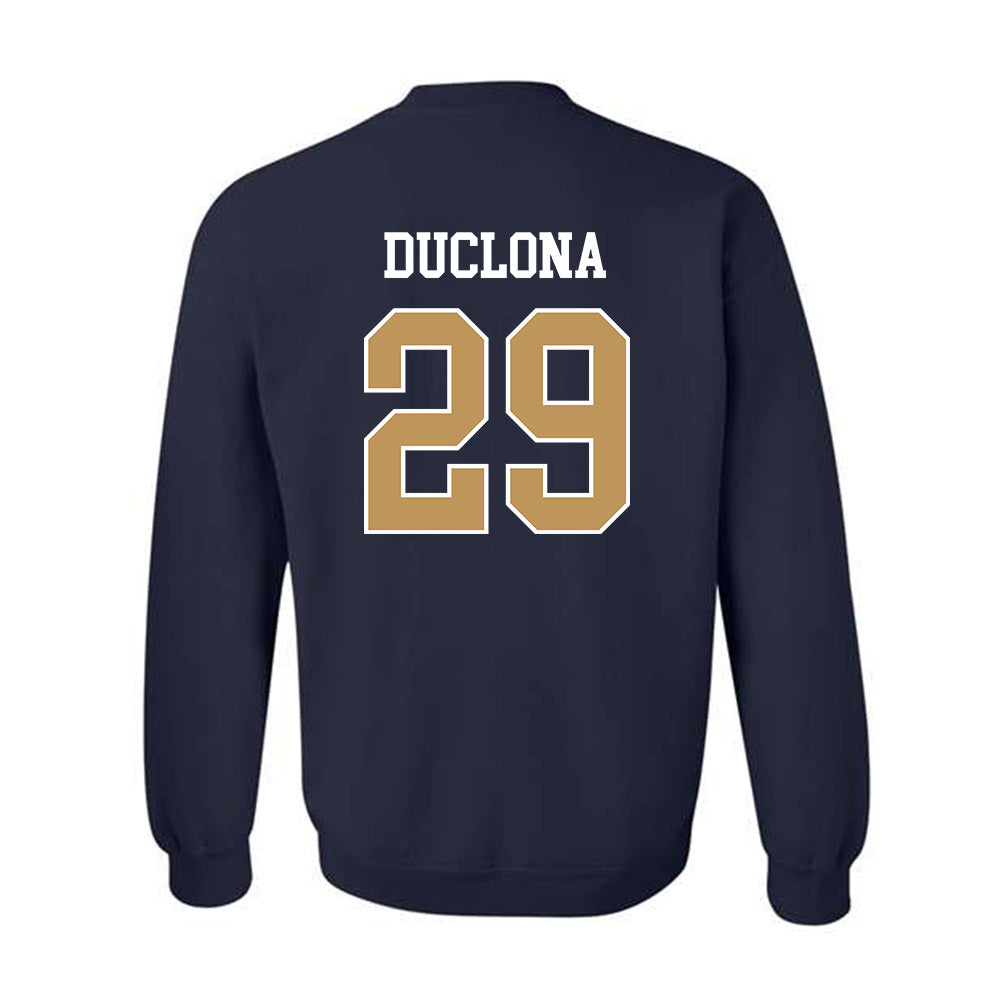 Georgia Tech - NCAA Football : Jonas Duclona - Classic Shersey Crewneck Sweatshirt-1