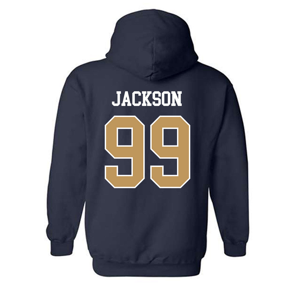 Georgia Tech - NCAA Football : Vincent Jackson - Classic Shersey Hooded Sweatshirt-1