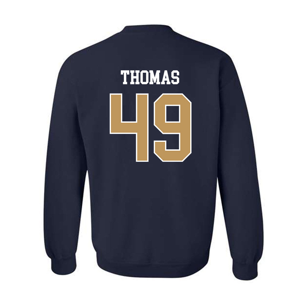 Georgia Tech - NCAA Football : Ronnie Thomas - Classic Shersey Crewneck Sweatshirt-1