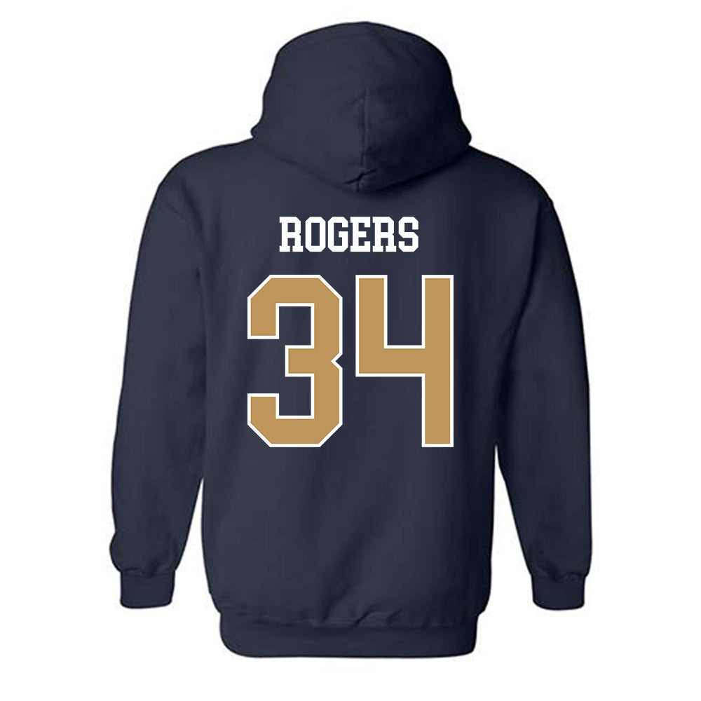 Georgia Tech - NCAA Baseball : Drew Rogers - Classic Shersey Hooded Sweatshirt-1