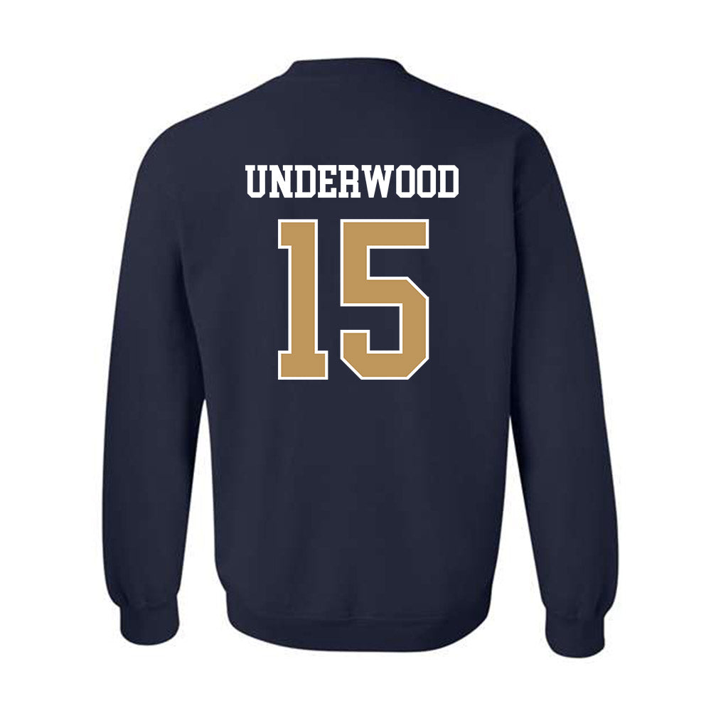 Georgia Tech - NCAA Baseball : Cooper Underwood - Classic Shersey Crewneck Sweatshirt-1