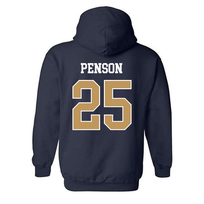 Georgia Tech - NCAA Football : Dalen Penson - Classic Shersey Hooded Sweatshirt-1