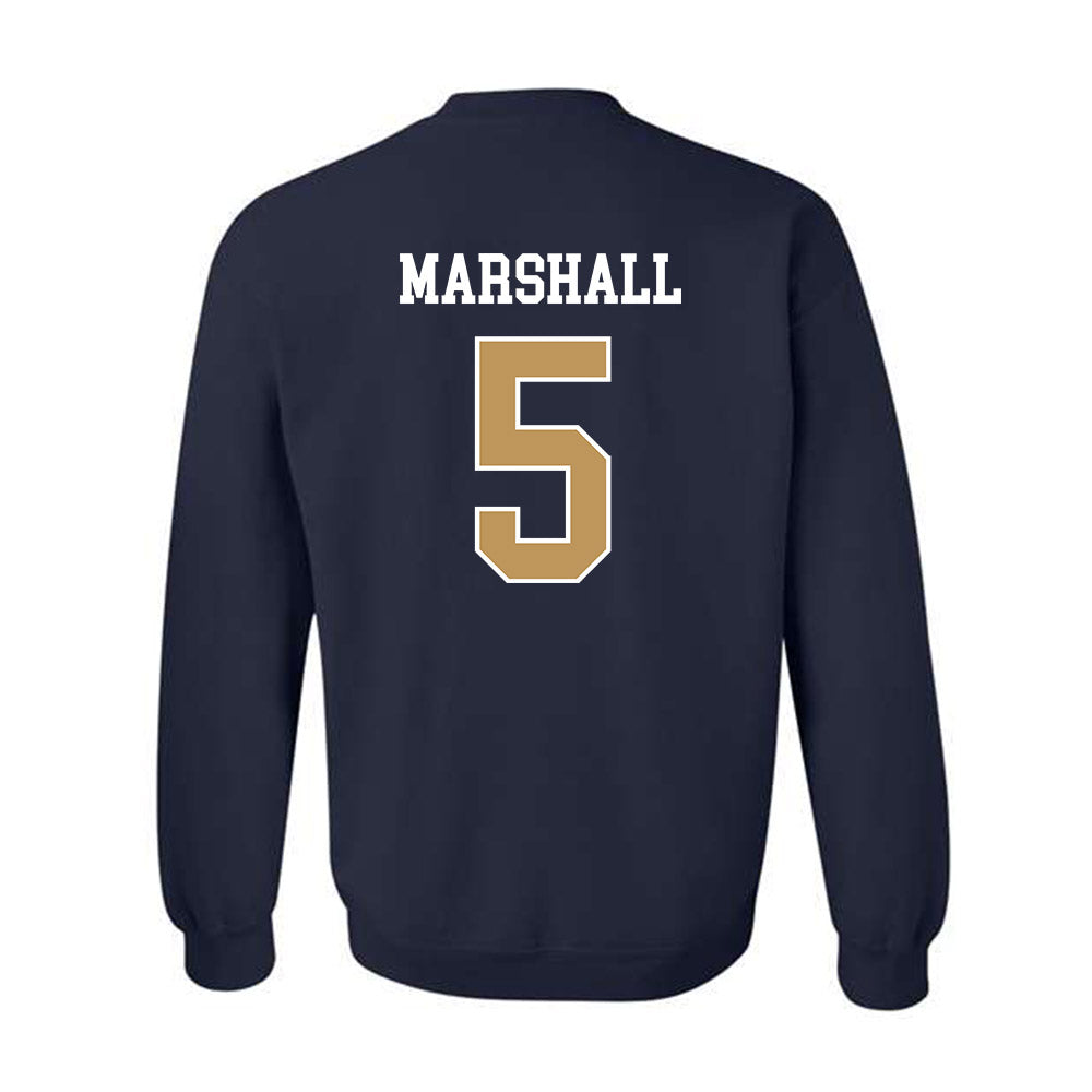 Georgia Tech - NCAA Men's Basketball : Peyton Marshall - Classic Shersey Crewneck Sweatshirt-1