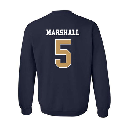 Georgia Tech - NCAA Men's Basketball : Peyton Marshall - Classic Shersey Crewneck Sweatshirt-1