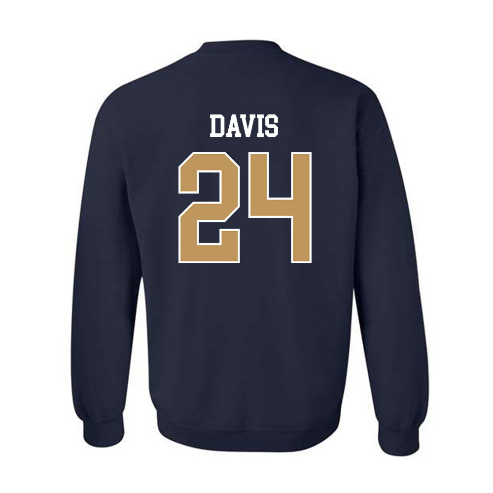 Georgia Tech - NCAA Football : Trenton Davis - Classic Shersey Crewneck Sweatshirt-1