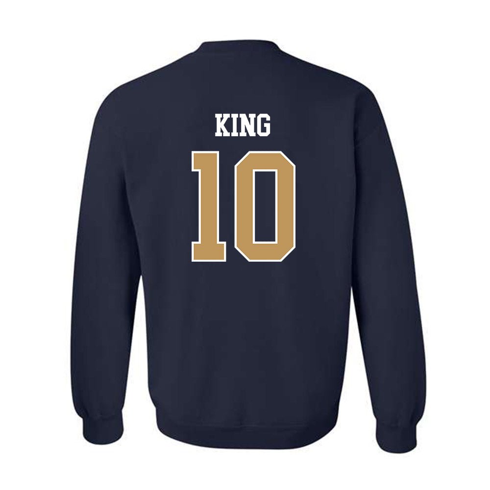 Georgia Tech - NCAA Football : Haynes King - Classic Shersey Crewneck Sweatshirt-1
