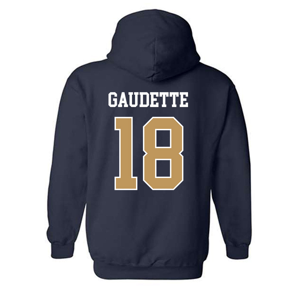 Georgia Tech - NCAA Baseball : Caden Gaudette - Classic Shersey Hooded Sweatshirt-1