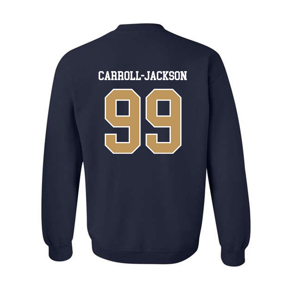 Georgia Tech - NCAA Football : Vincent Carroll-Jackson - Classic Shersey Crewneck Sweatshirt-1