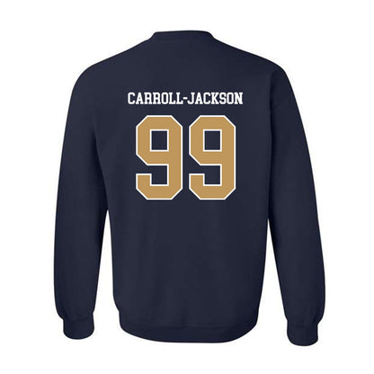 Georgia Tech - NCAA Football : Vincent Carroll-Jackson - Classic Shersey Crewneck Sweatshirt-1