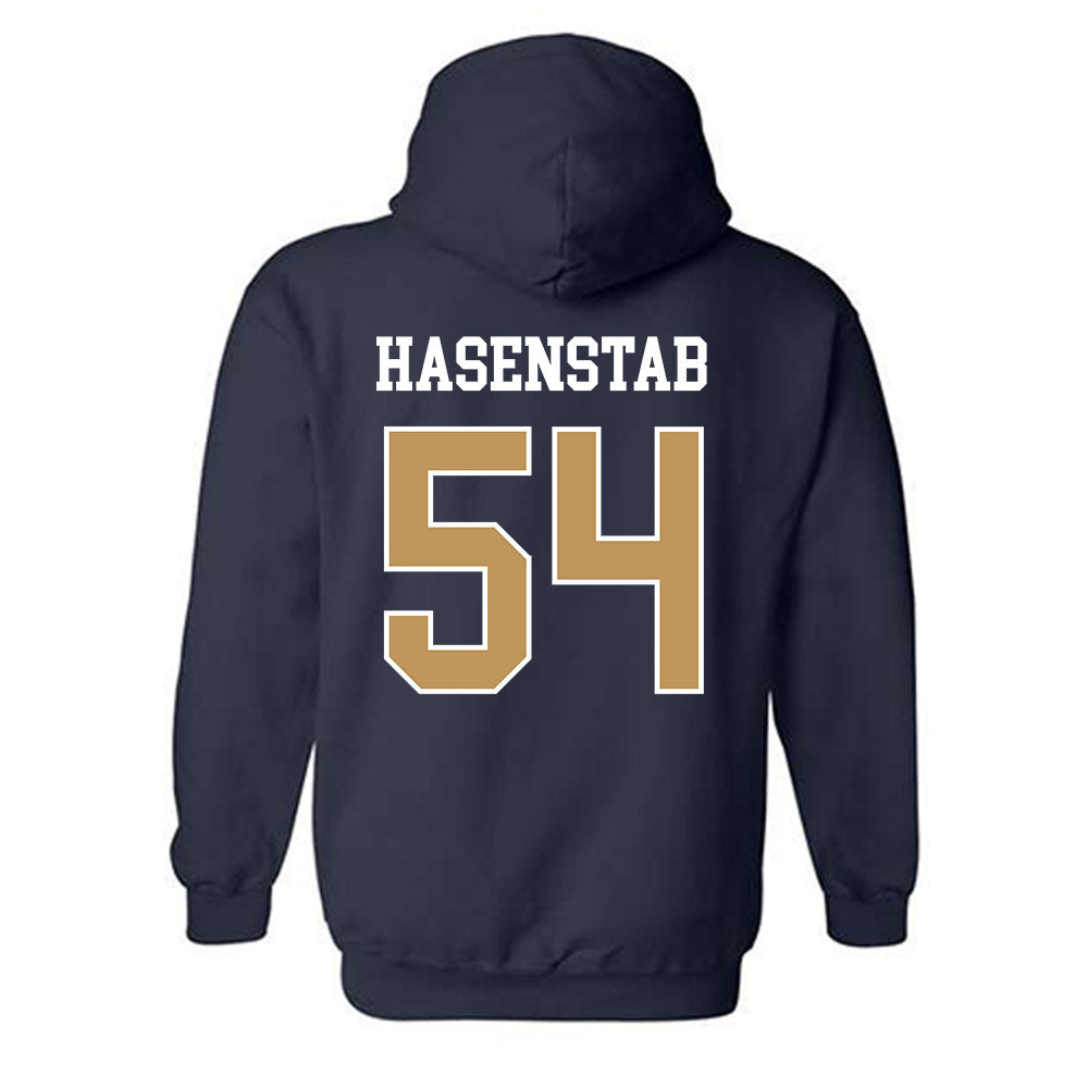 Georgia Tech - NCAA Baseball : Riley Hasenstab - Classic Shersey Hooded Sweatshirt-1