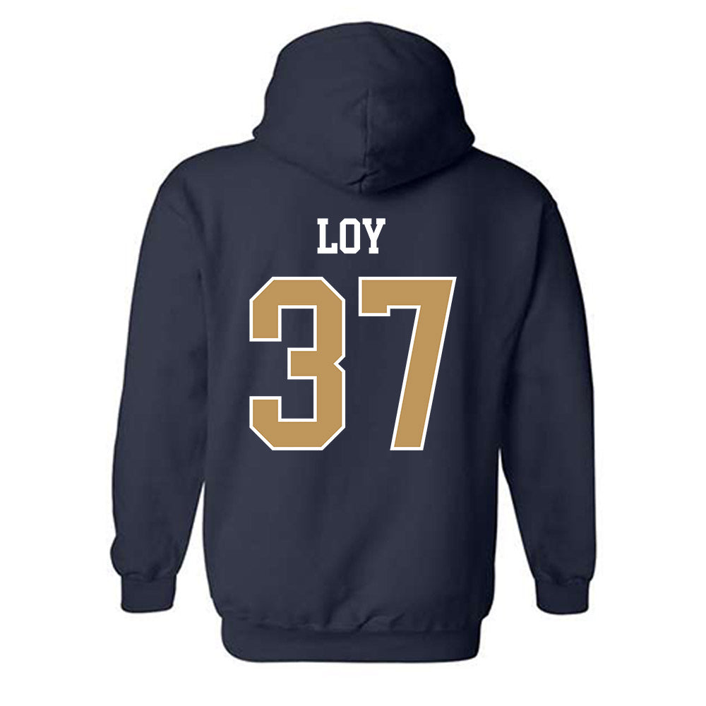 Georgia Tech - NCAA Baseball : Dylan Loy - Classic Shersey Hooded Sweatshirt-1