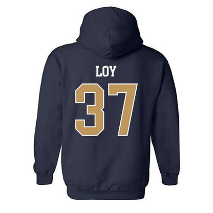 Georgia Tech - NCAA Baseball : Dylan Loy - Classic Shersey Hooded Sweatshirt-1
