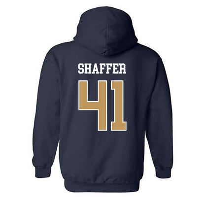 Georgia Tech - NCAA Football : Landon Shaffer - Classic Shersey Hooded Sweatshirt-1