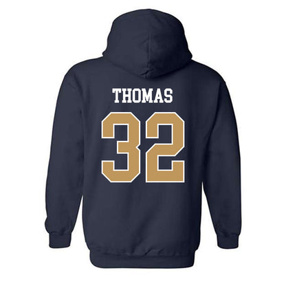 Georgia Tech - NCAA Women's Basketball : D'Asia Thomas - Classic Shersey Hooded Sweatshirt-1
