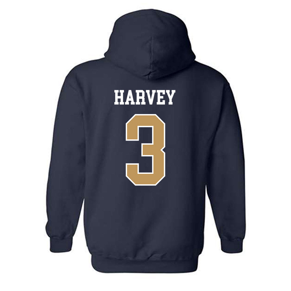 Georgia Tech - NCAA Football : Ahmari Harvey - Classic Shersey Hooded Sweatshirt-1