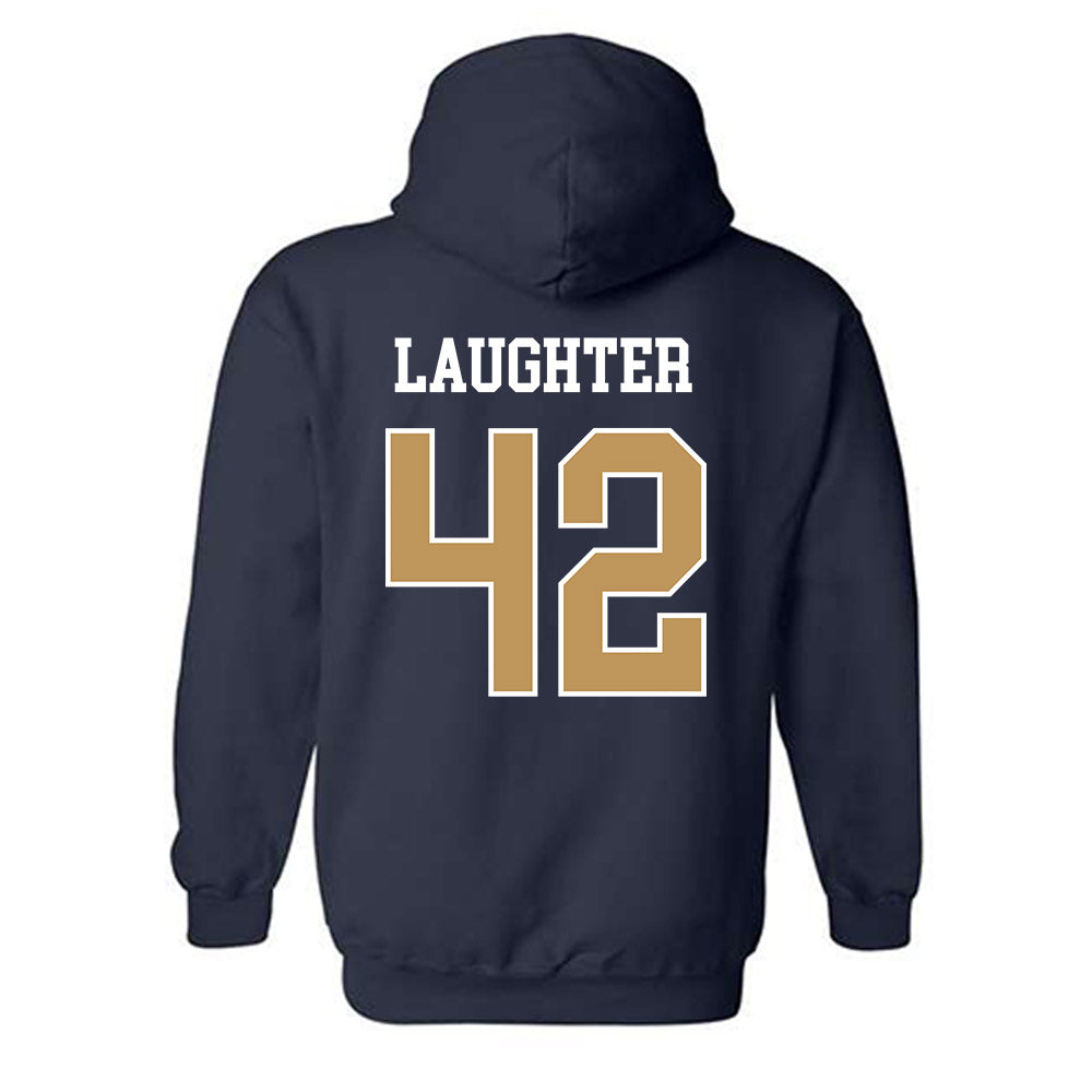 Georgia Tech - NCAA Football : Luke Laughter - Classic Shersey Hooded Sweatshirt-1