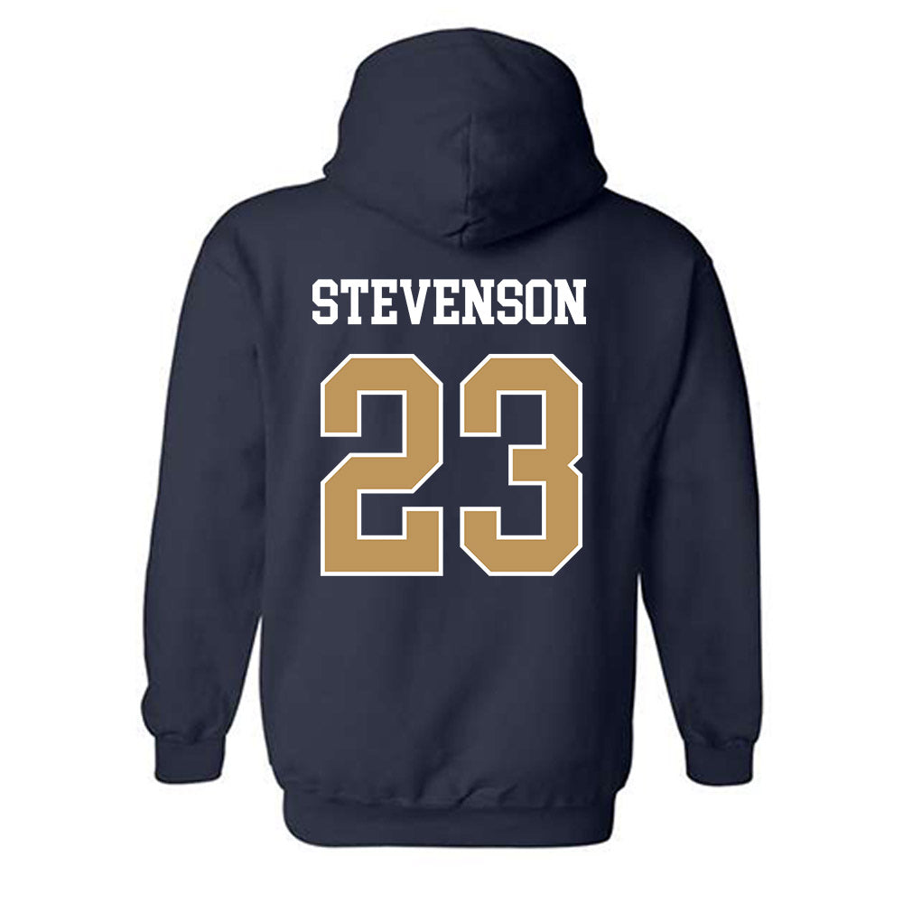 Georgia Tech - NCAA Football : Traeviss Stevenson - Classic Shersey Hooded Sweatshirt-1