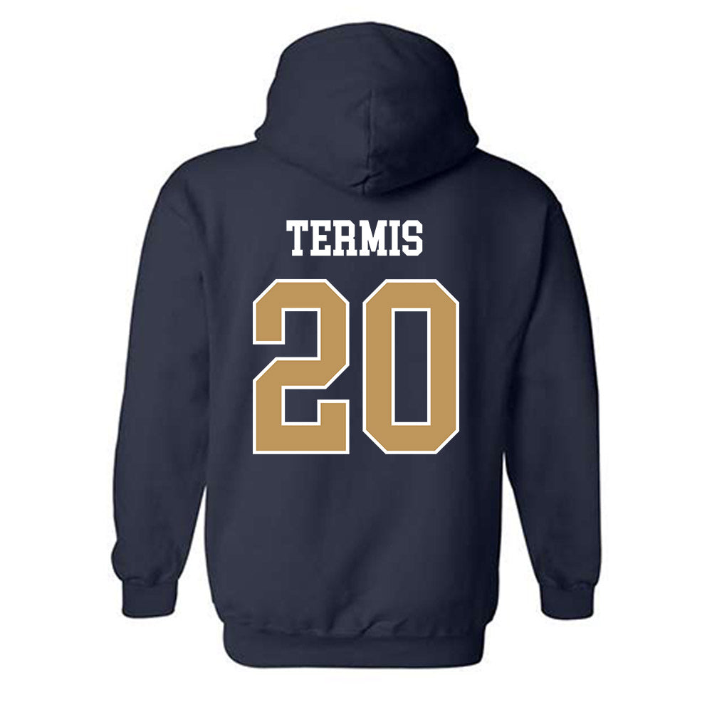 Georgia Tech - NCAA Women's Basketball : Ariadna Termis - Classic Shersey Hooded Sweatshirt-1