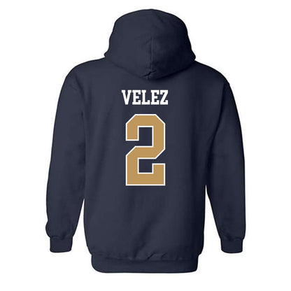 Georgia Tech - NCAA Women's Volleyball : Sofia Velez - Classic Shersey Hooded Sweatshirt-1