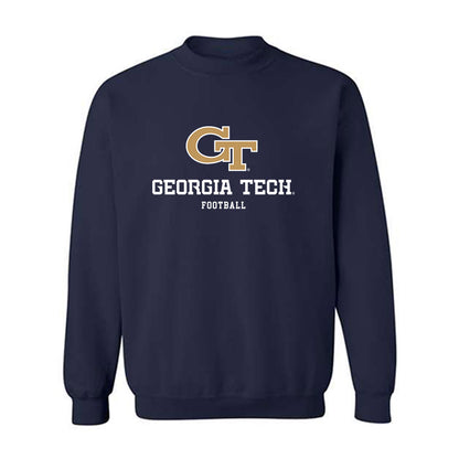 Georgia Tech - NCAA Football : William Reed - Classic Shersey Crewneck Sweatshirt-0