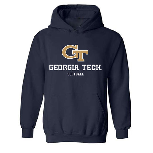 Georgia Tech - NCAA Softball : Gracie King - Classic Shersey Hooded Sweatshirt-0