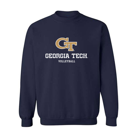 Georgia Tech - NCAA Women's Volleyball : Riley Bethea - Classic Shersey Crewneck Sweatshirt-0