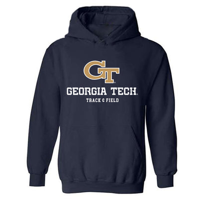 Georgia Tech - NCAA Women's Track & Field : Sarah Noel - Classic Shersey Hooded Sweatshirt-0