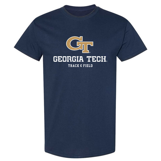 Georgia Tech - NCAA Men's Track & Field : Winston DeCuir III - Classic Shersey T-Shirt-0