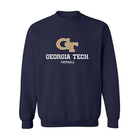 Georgia Tech - NCAA Football : Jeffar Jeannoel - Classic Shersey Crewneck Sweatshirt-0