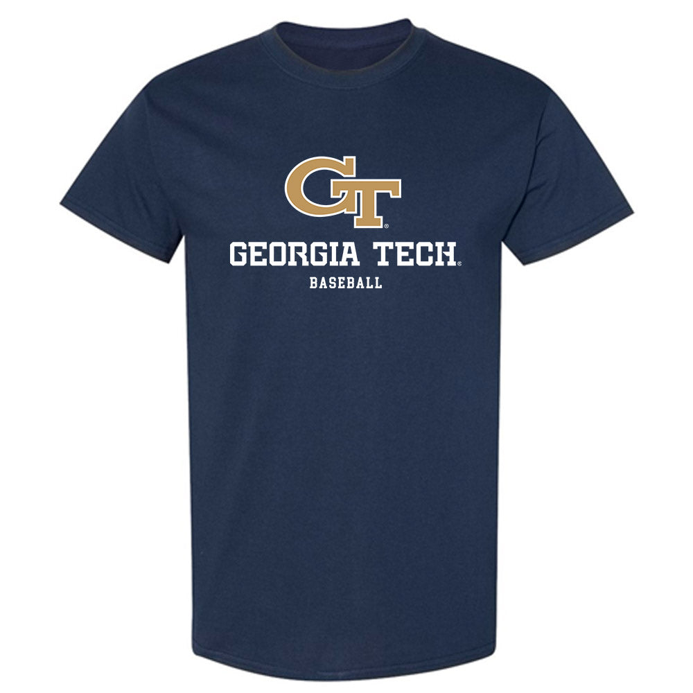 Georgia Tech - NCAA Baseball : Kent Schmiht - Classic Shersey T-Shirt-0