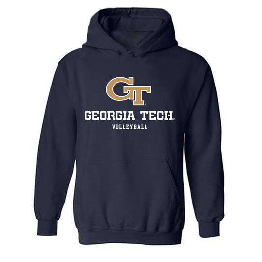 Georgia Tech - NCAA Women's Volleyball : Willow Weninger - Classic Shersey Hooded Sweatshirt-0